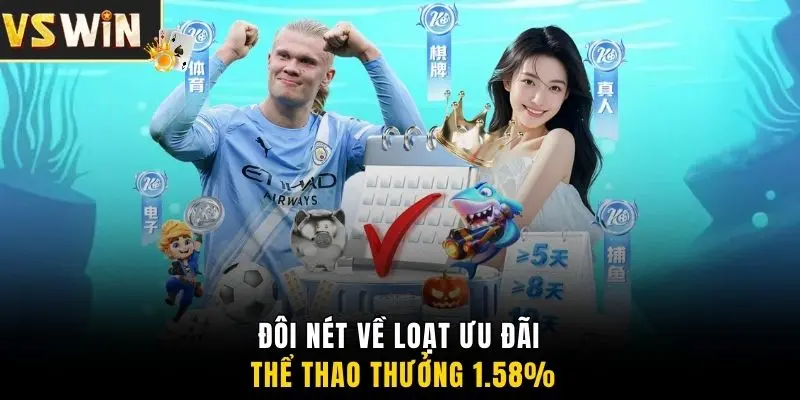 Đôi nét về loạt ưu đãi thể thao thưởng 1.58%